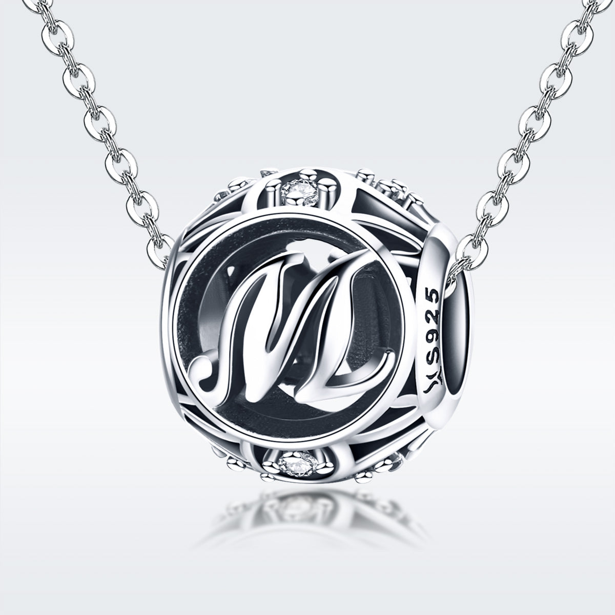 Classic Letter M Charm - Lullaboo