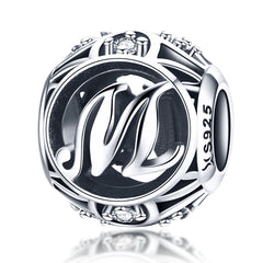 Letter M Pandora Charm NZ | Lullaboo