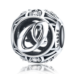 Letter O Pandora Charm NZ | Lullaboo