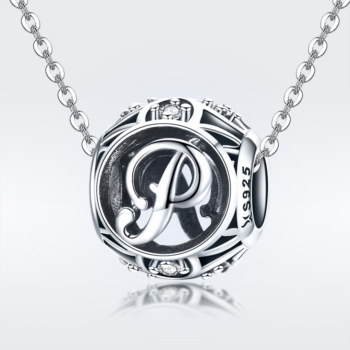 Classic Letter P Charm - Lullaboo