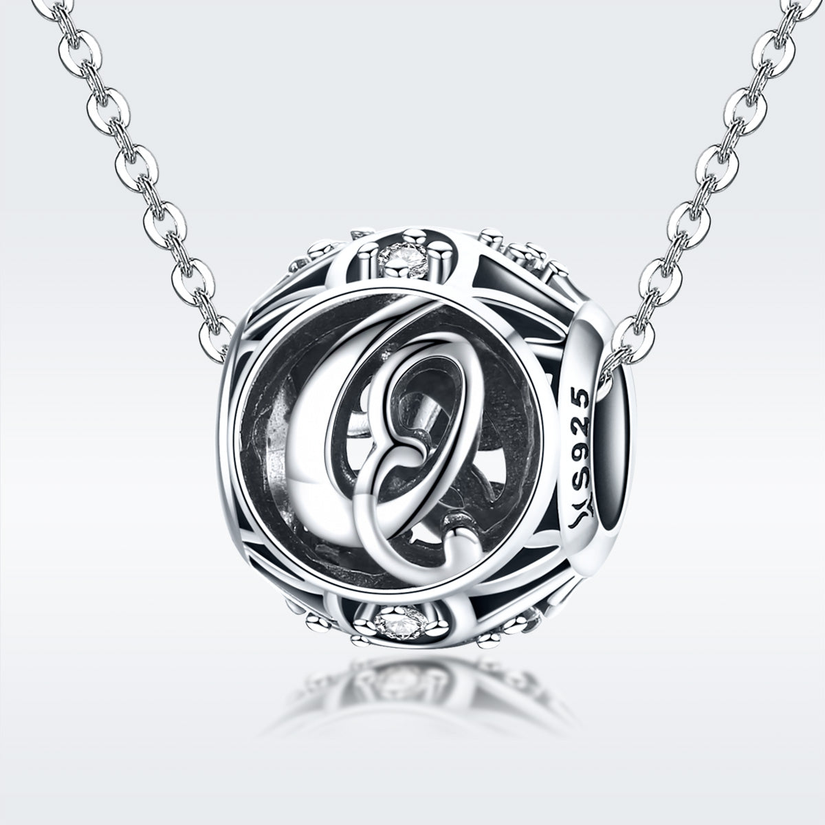 Classic Letter Q Charm - Lullaboo