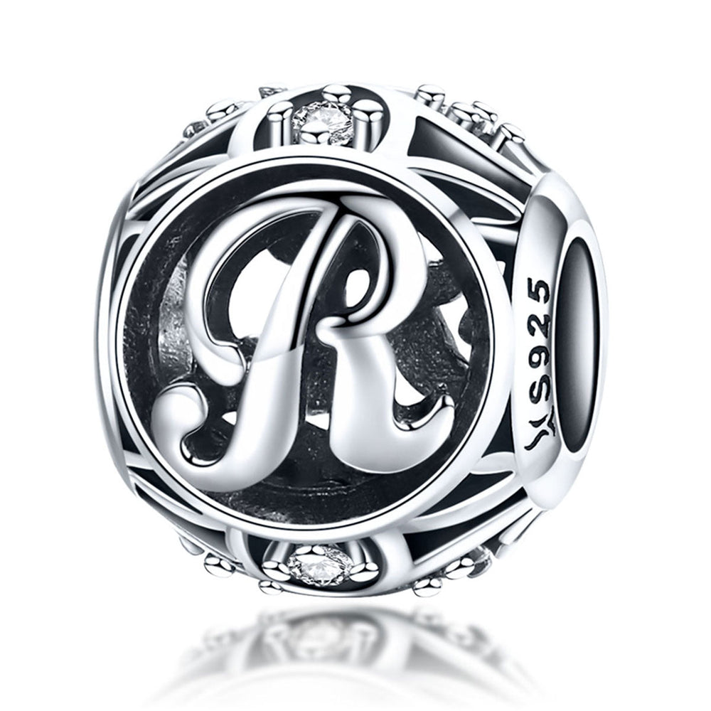 Letter R Pandora Charm NZ | Lullaboo