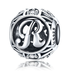 Letter R Pandora Charm NZ | Lullaboo