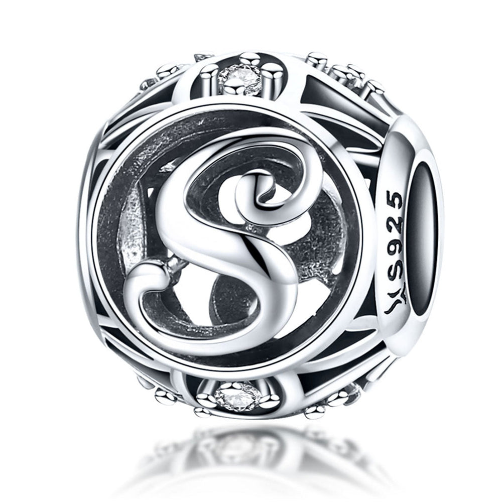 Letter S Pandora Charm NZ | Lullaboo