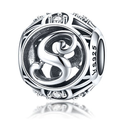 Letter S Pandora Charm NZ | Lullaboo