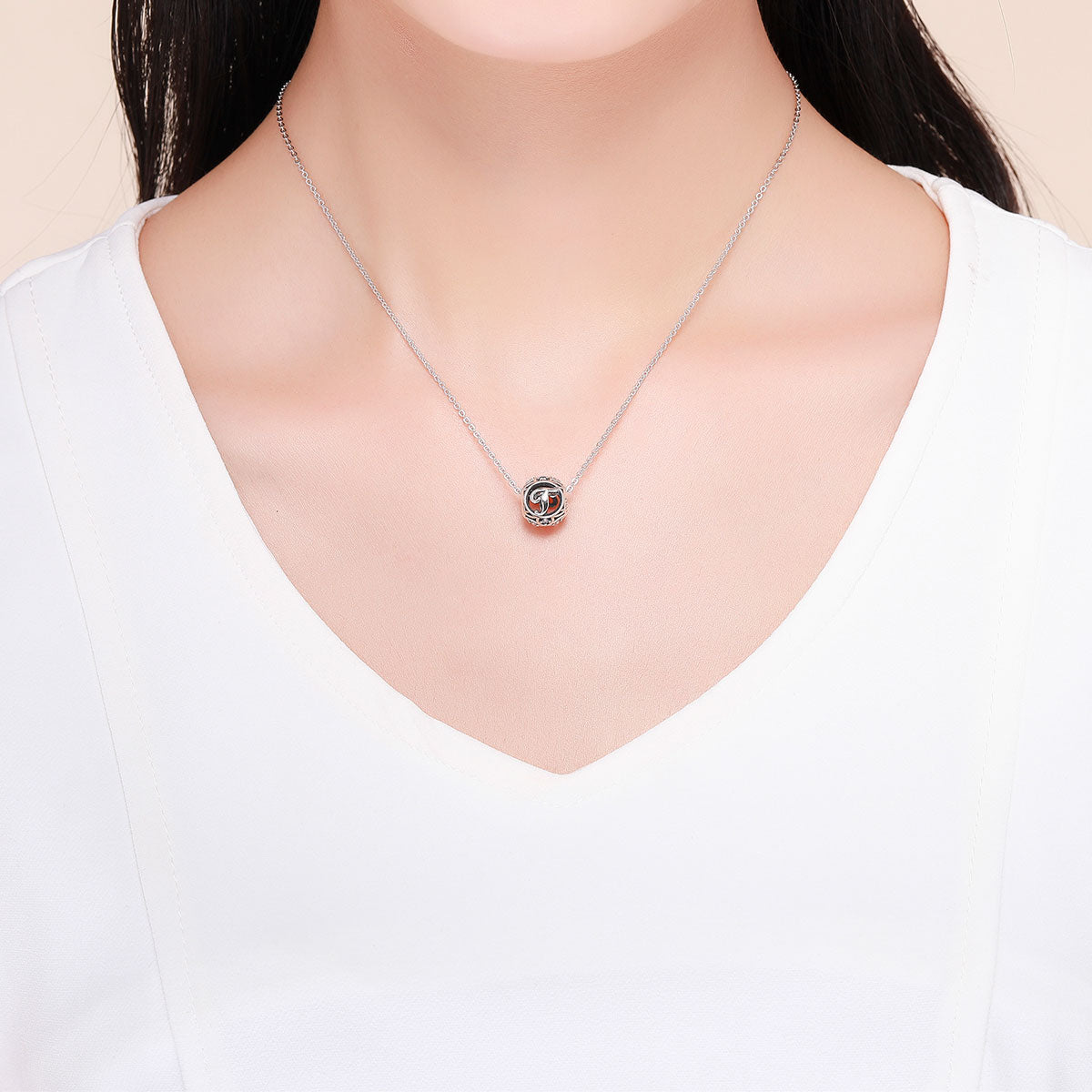 Classic Letter T Charm - Lullaboo