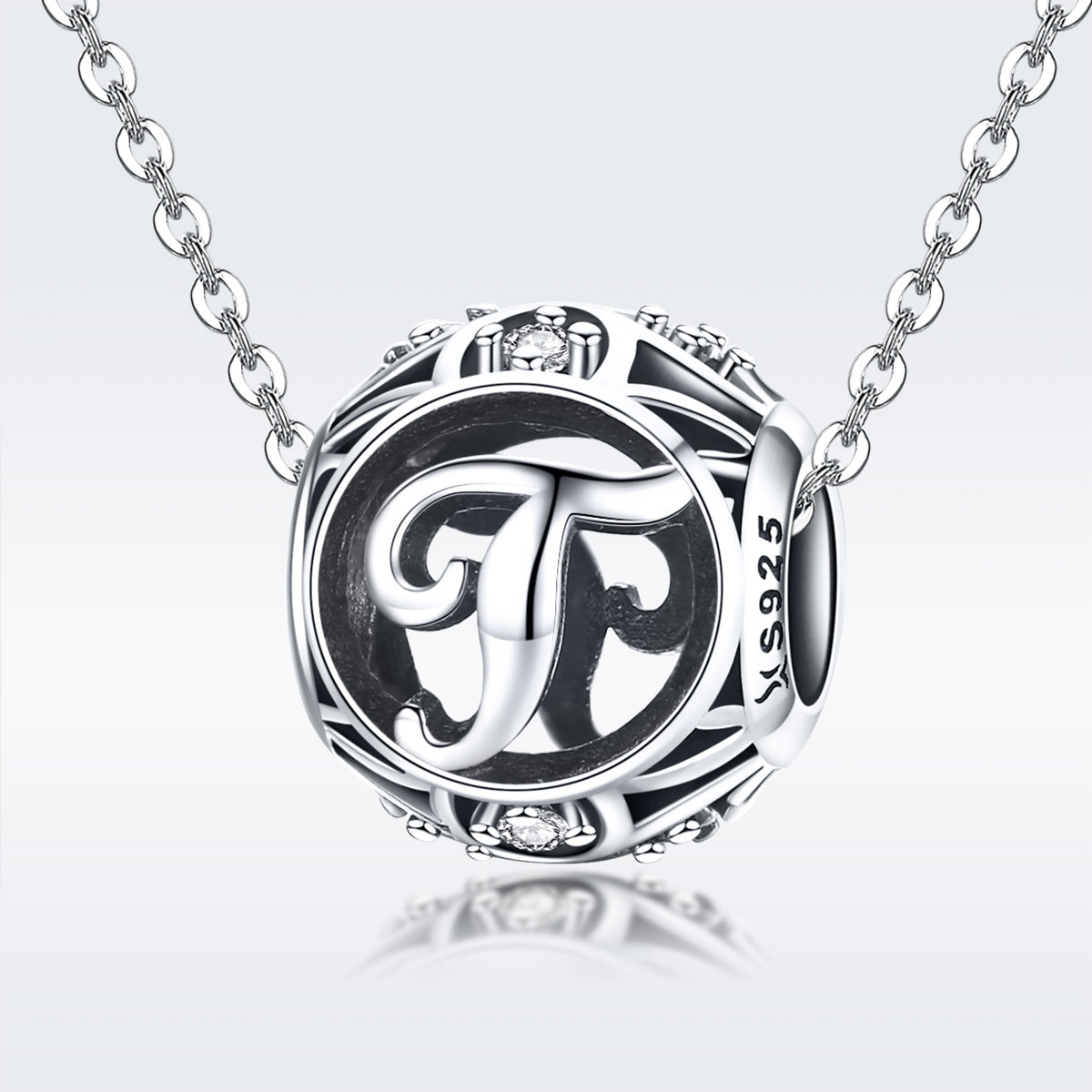 Classic Letter T Charm - Lullaboo