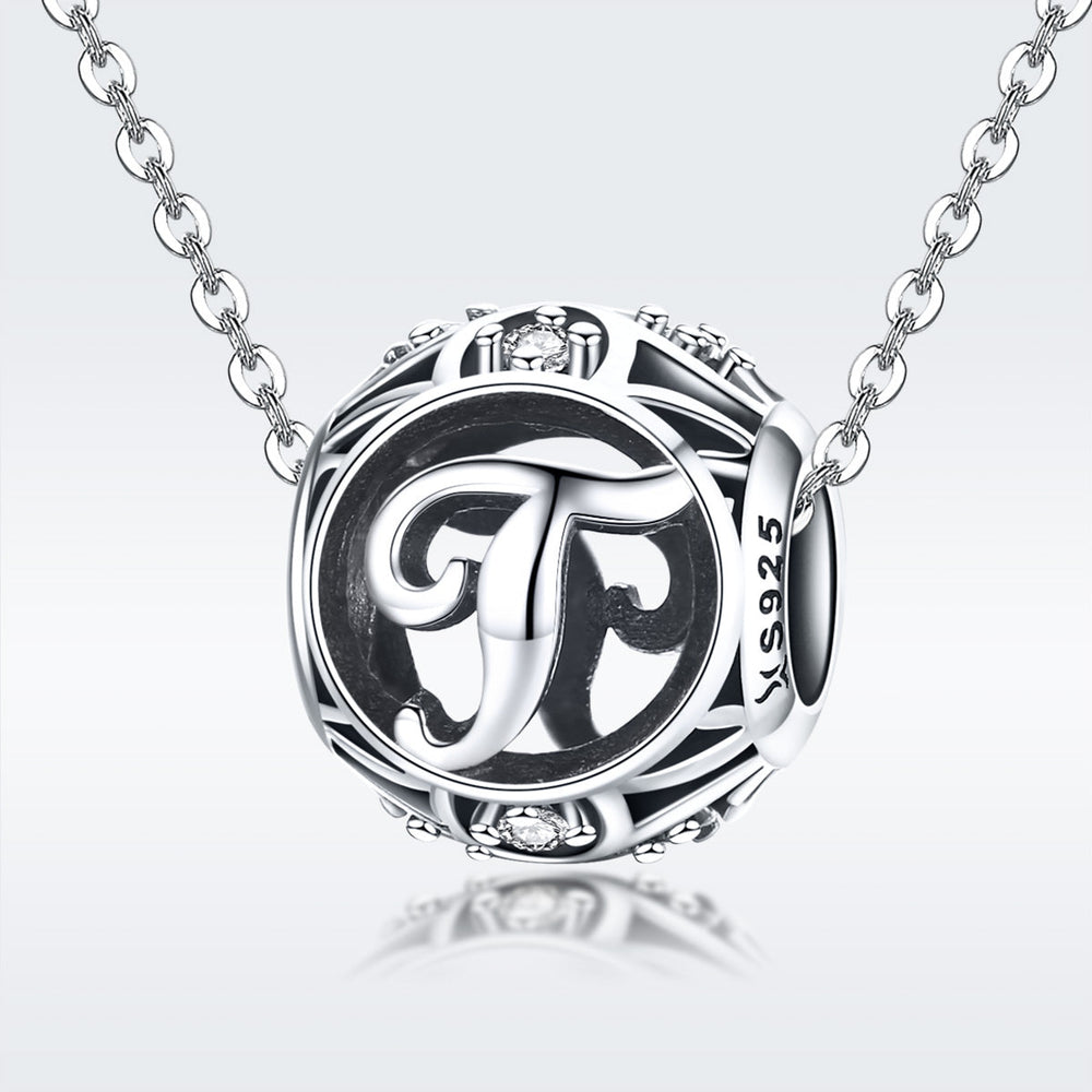 Classic Letter T Charm - Lullaboo