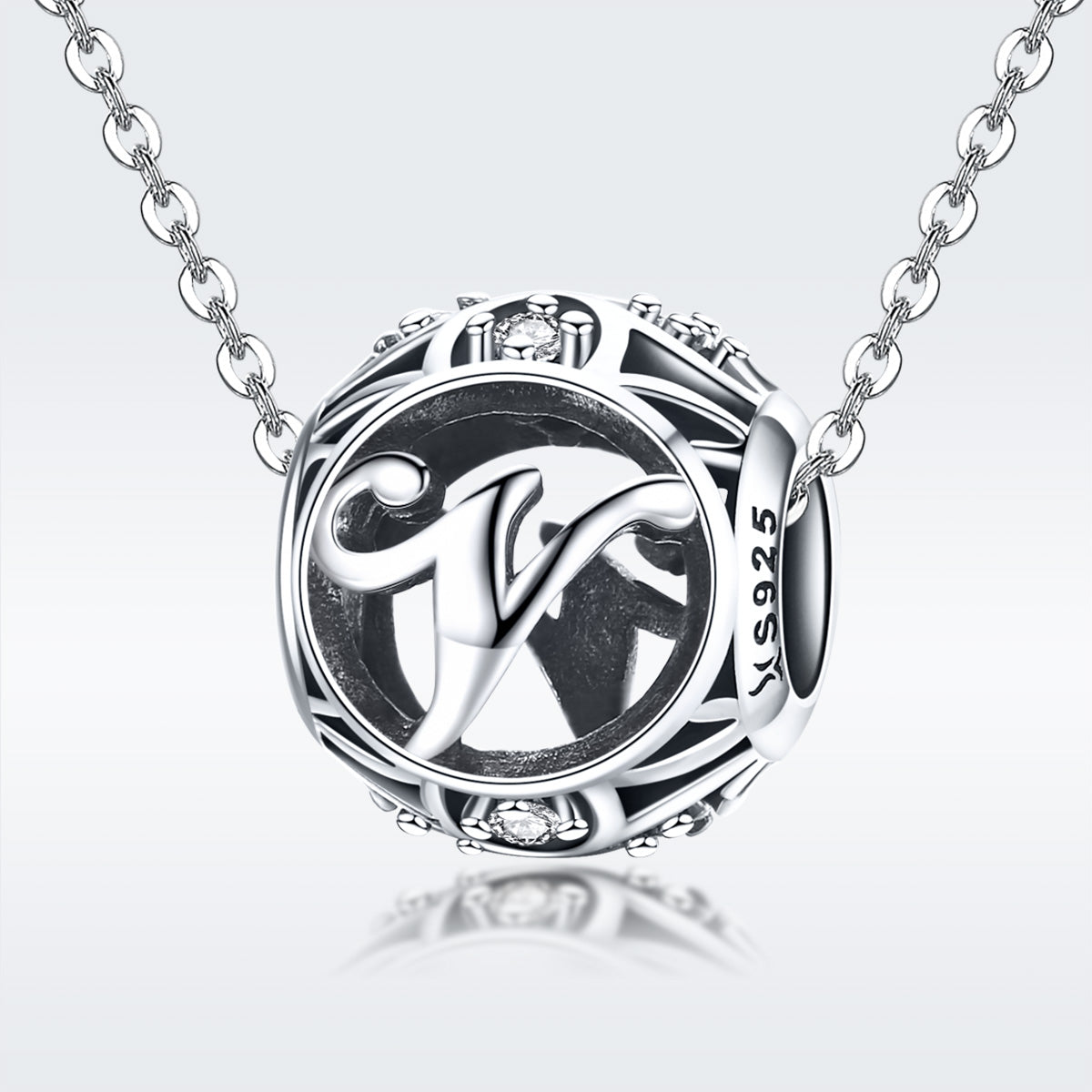 Classic Letter V Charm - Lullaboo