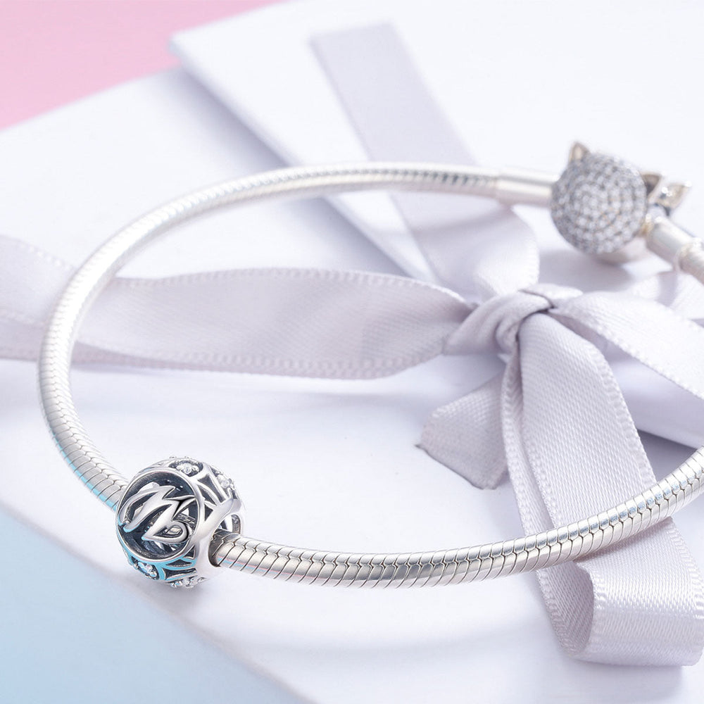 Classic Letter W Charm - Lullaboo