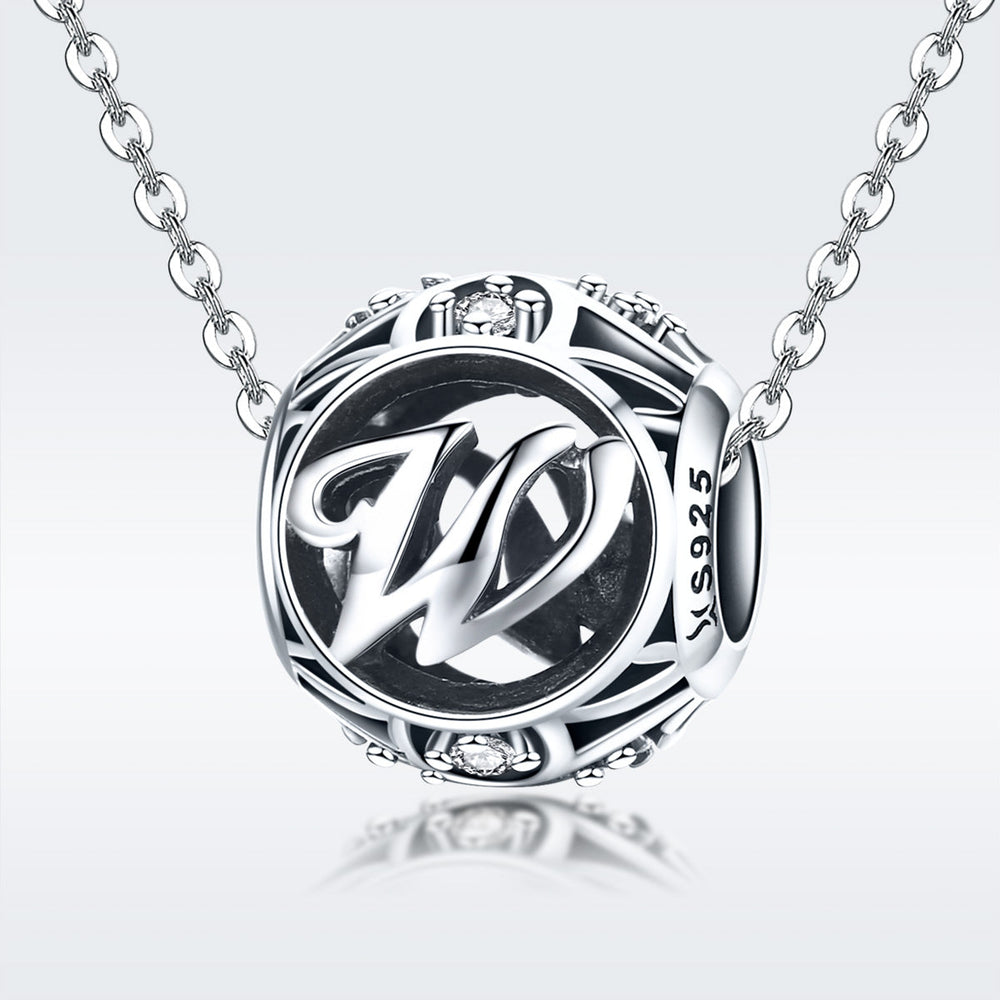 Classic Letter W Charm - Lullaboo