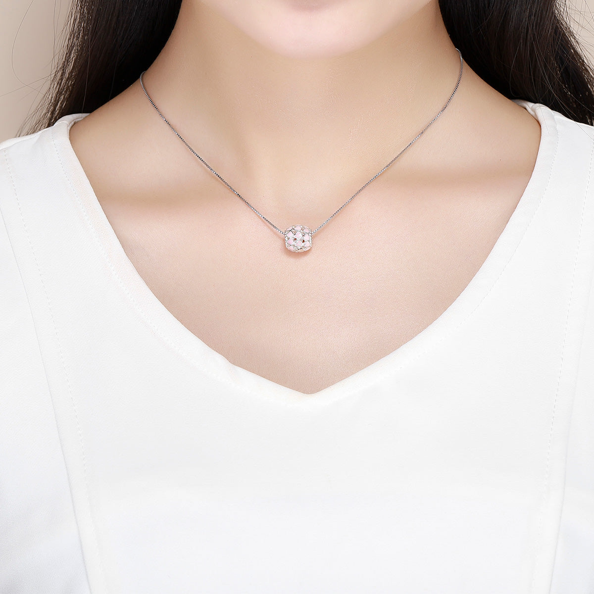 Pastel Pink Heart Charm - Lullaboo