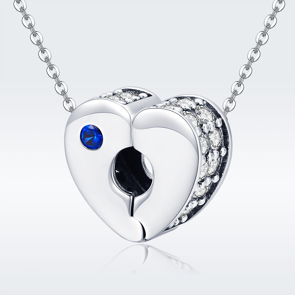 Heart Shaped Clip Charm