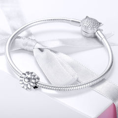 Sunflower Smiley Face Charm - Lullaboo