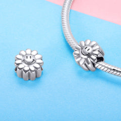 Sunflower Smiley Face Charm - Lullaboo