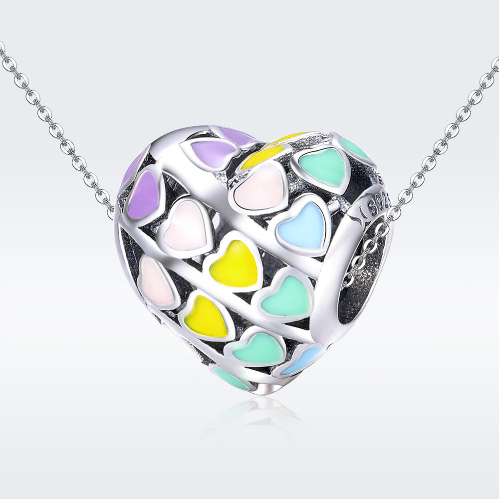 Rainbow Heart Charm - Lullaboo