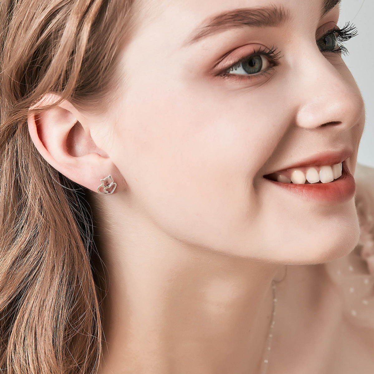 Cat Lover Stud Earrings