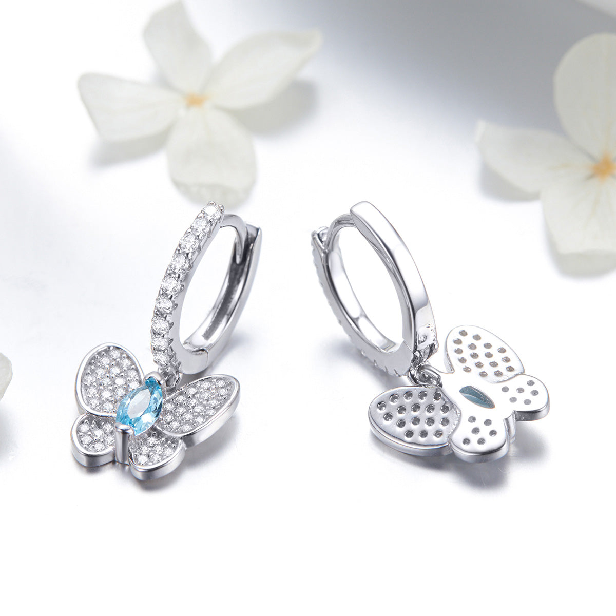 Butterfly Drop Earrings