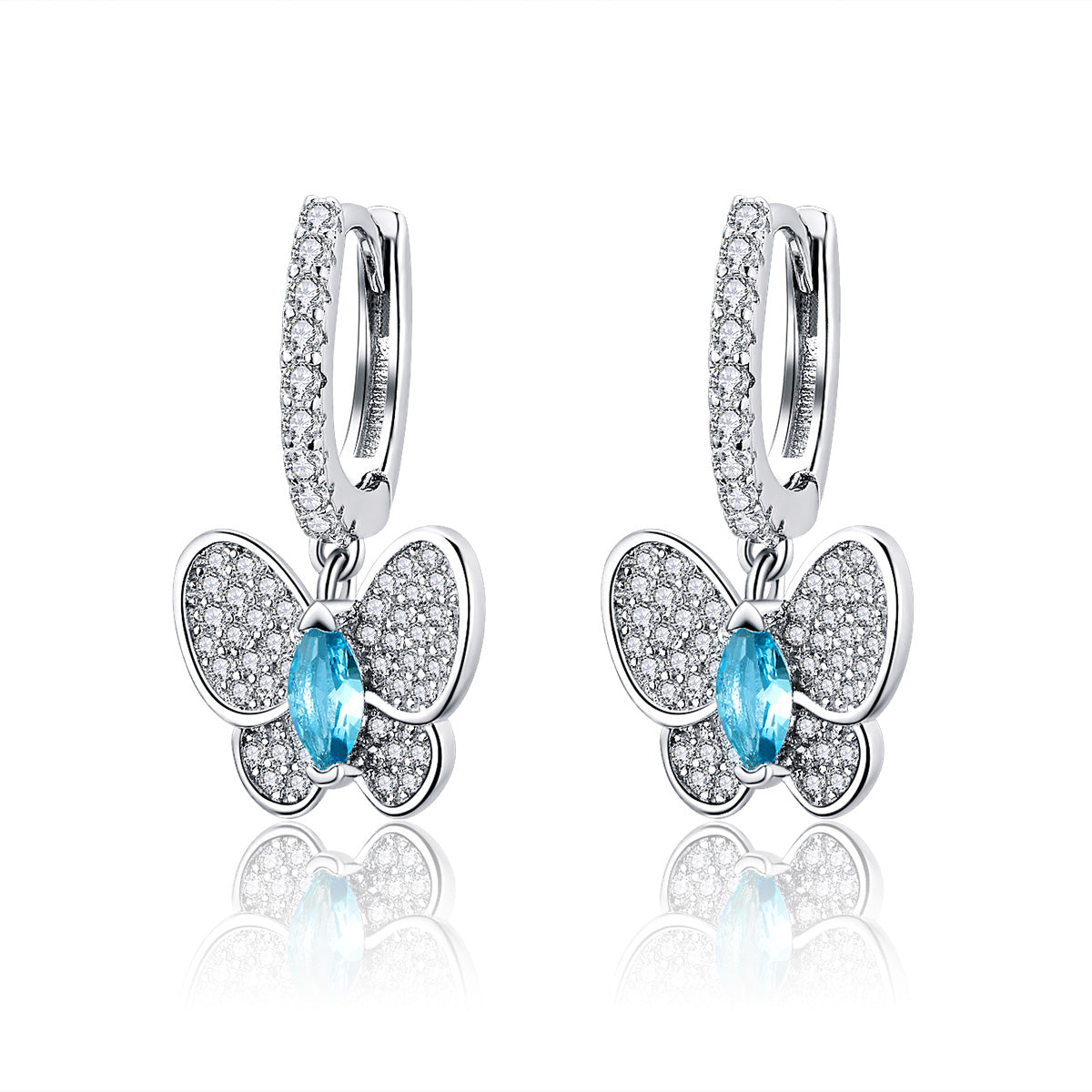 Butterfly Drop Earrings