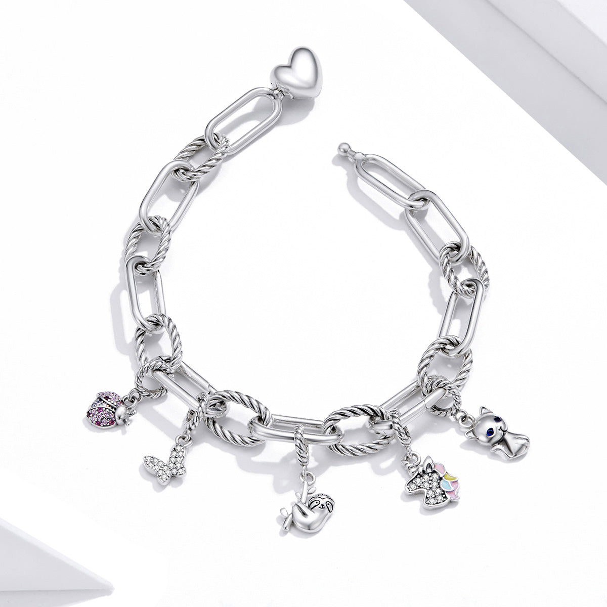 Chunky Silver Chain Bracelet