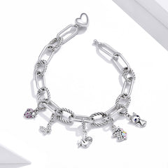 Chunky Silver Chain Bracelet