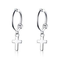 Cross Dangly Earrings