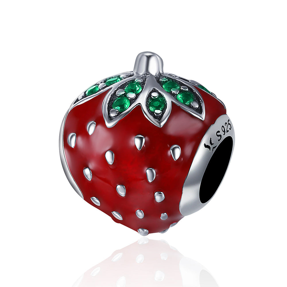 Strawberry Pandora Charm NZ | Lullaboo
