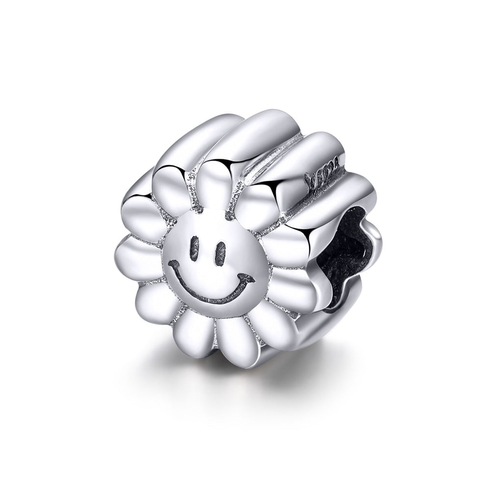 Sunflower Smiley Face Pandora Charm NZ | Lullaboo