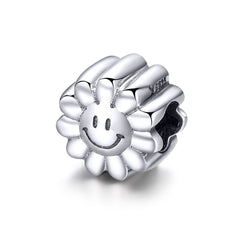 Sunflower Smiley Face Pandora Charm NZ | Lullaboo